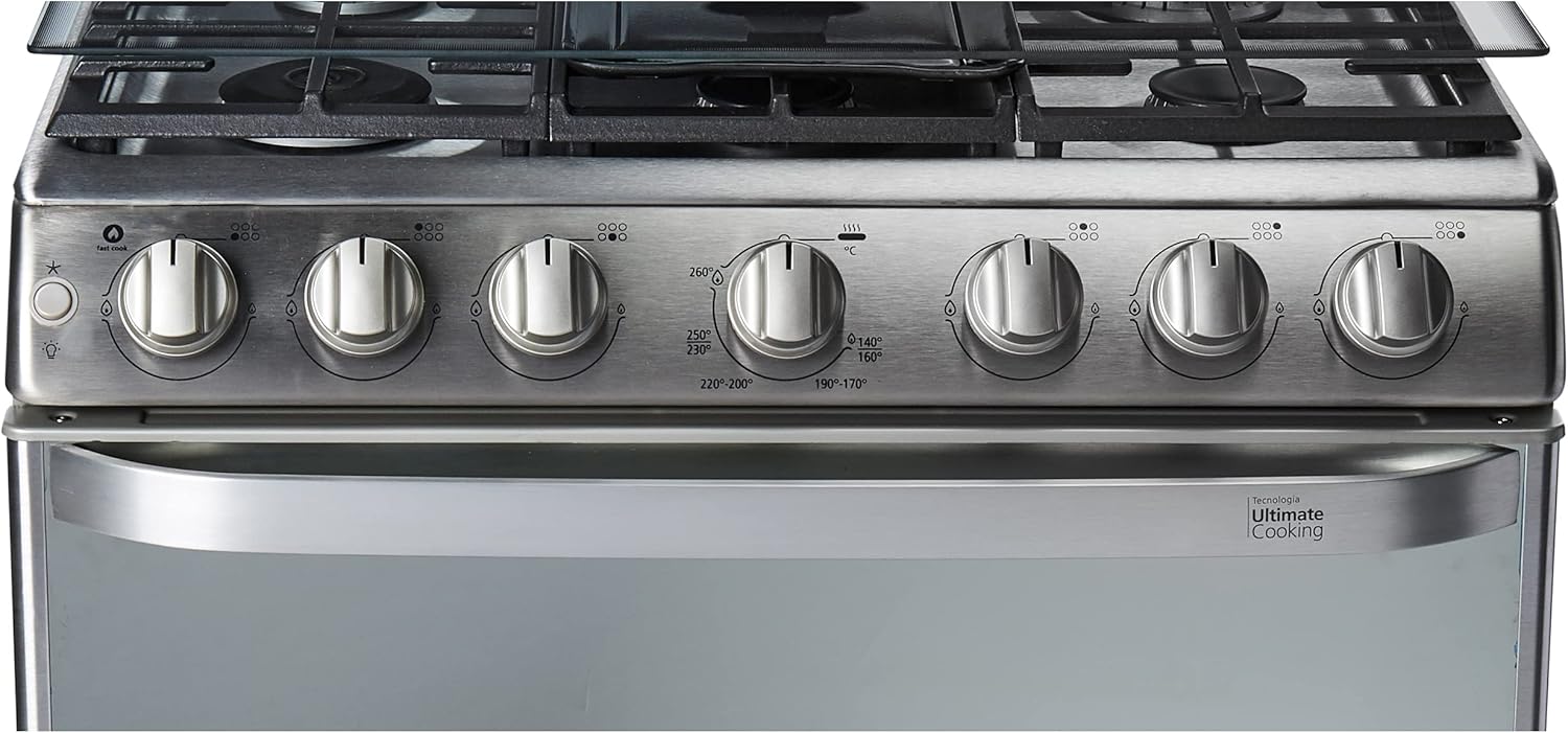 mabe - Estufa de Piso 76 cm (30 pulgadas) Inoxidable Mabe - DEM7673CFIX2
