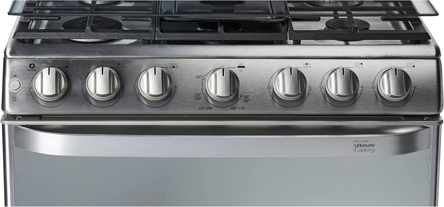 mabe - Estufa de Piso 76 cm (30 pulgadas) Inoxidable Mabe - DEM7673CFIX2