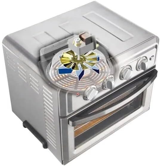 Cuisinart TOA-65 Horno Air Fryer Digital Deshidratador, Grande, Plata