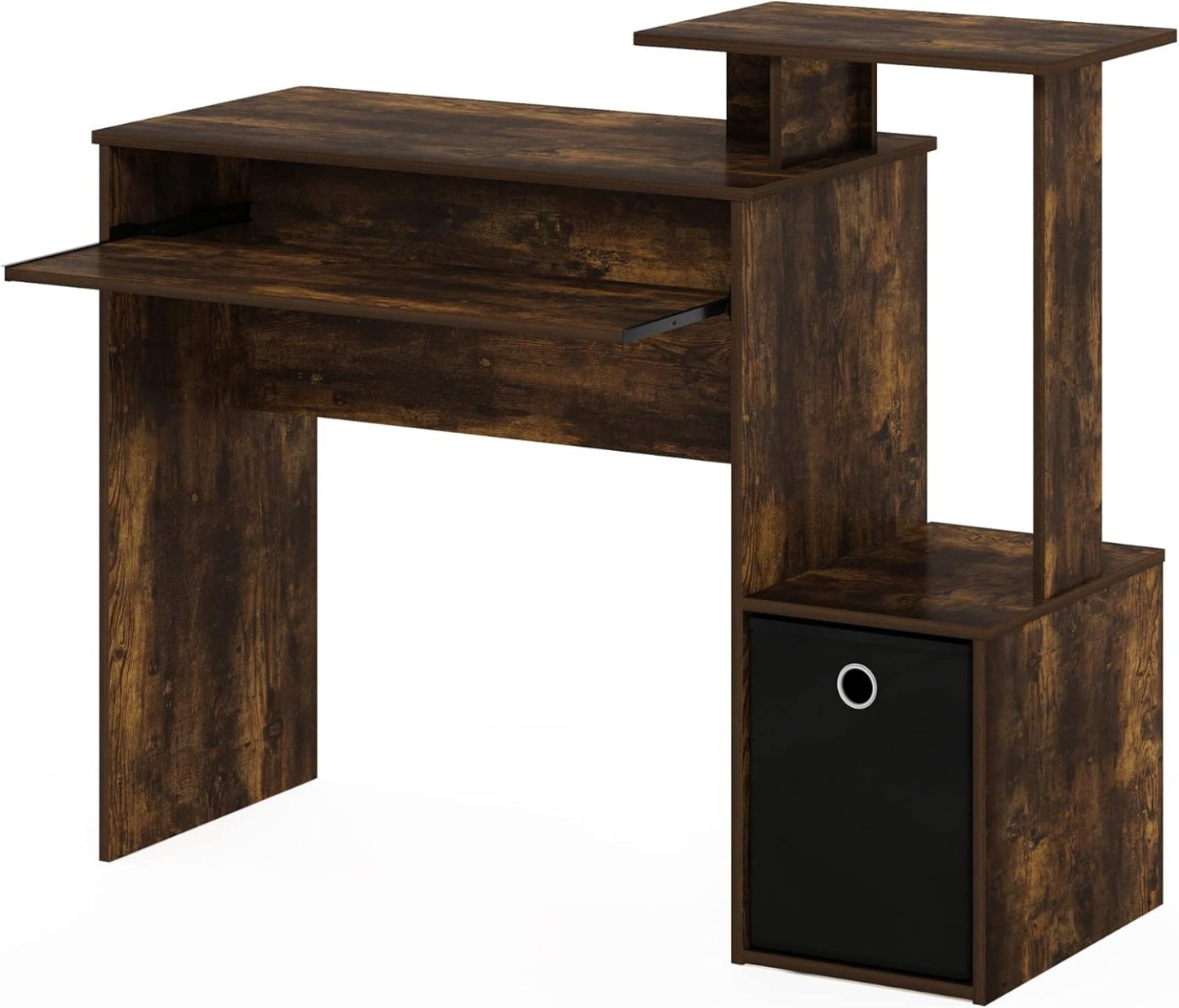 Furinno Econ - computadora Multiusos para computadora de Oficina en casa, Color Gris Roble francés