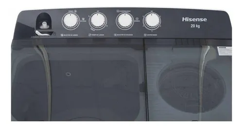 Lavadora semi-automática Hisense hasta 20kg color blanco
