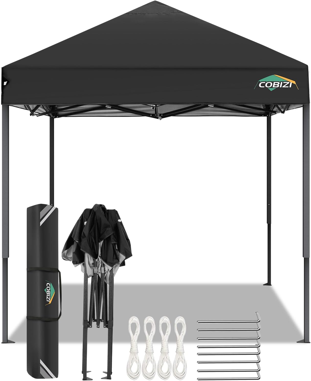 COBIZI - Toldo desplegable de 10 x 20 Pulgadas con 6 Paredes Laterales, toldo Impermeable para Eventos al Aire última intervensión, UPF 50+ cenador portátil para Fiestas, Playa, Camping, Boda,