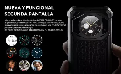 Fossibot F101 Pro Dual SIM 128 GB Negro 8 GB RAM