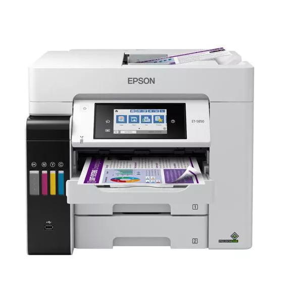 Impresora multifunción a color inalámbrica Epson EcoTank Pro ET-5850 Supertank