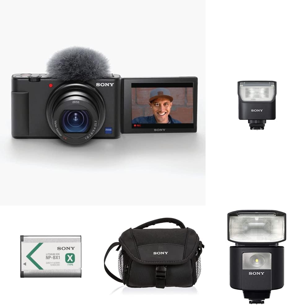 Sony DCZV1/B Cámara ZV-1 para videoblogs, Compacto, Negro