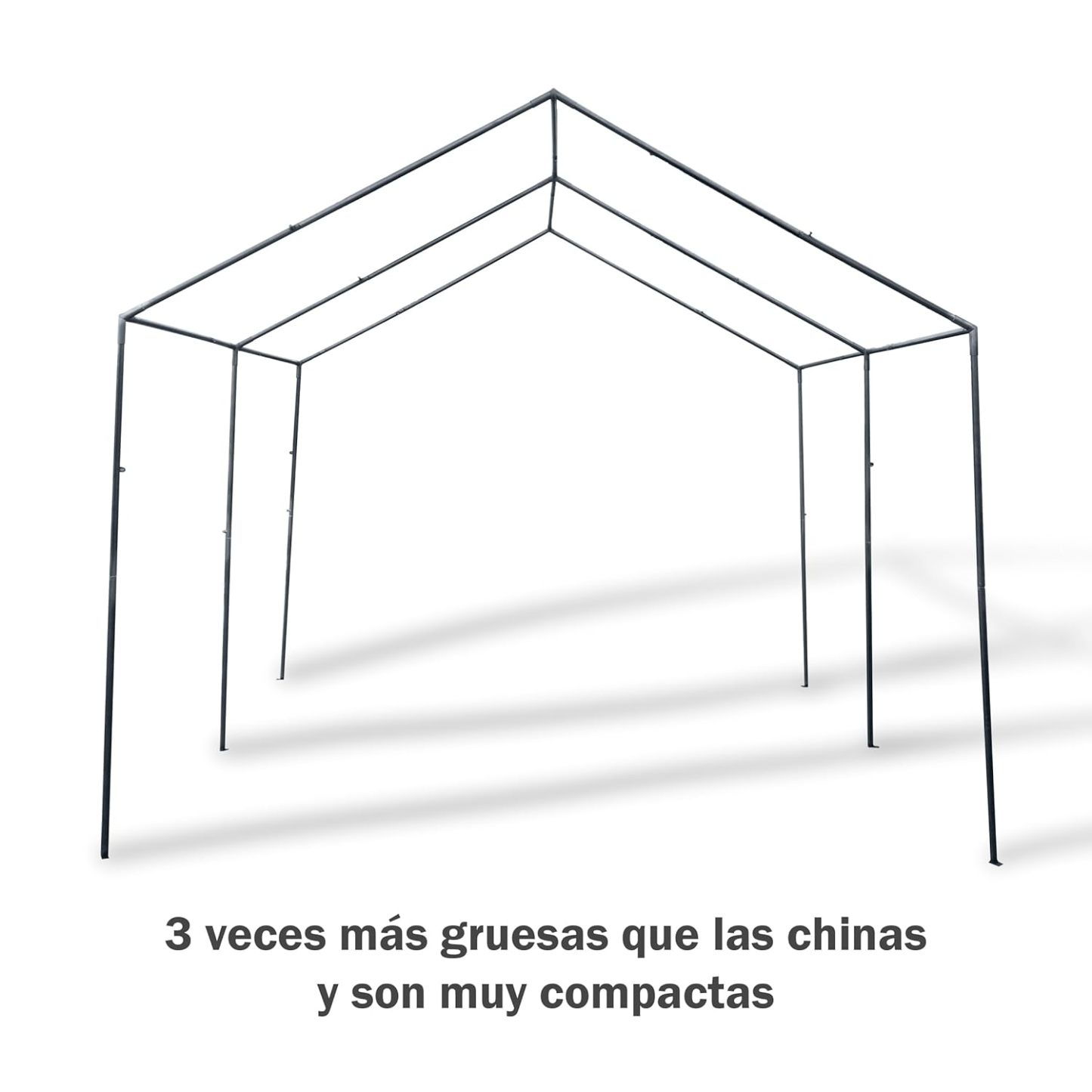 Carpa 3x6 Ultra Reforzada Tubo Galvanizado 38mm Uso Rudo (Con Lona)