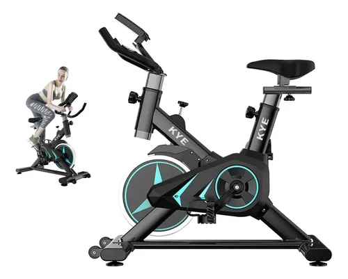 Kye Bicicleta De Spinning Fija 8kg Ejercicio Cardio Negro