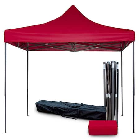 Toldo Carpa Impermeable Plegable Acero 2x2 M Bolsa