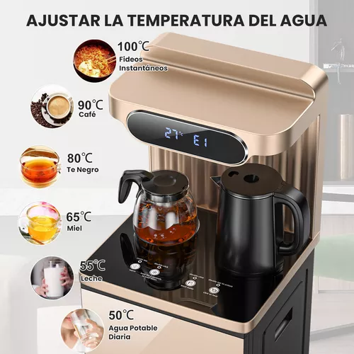 Dispensador eléctrico de agua fría y caliente botella de agua oculta-----Llave hexagonal en forma de copo de nieve