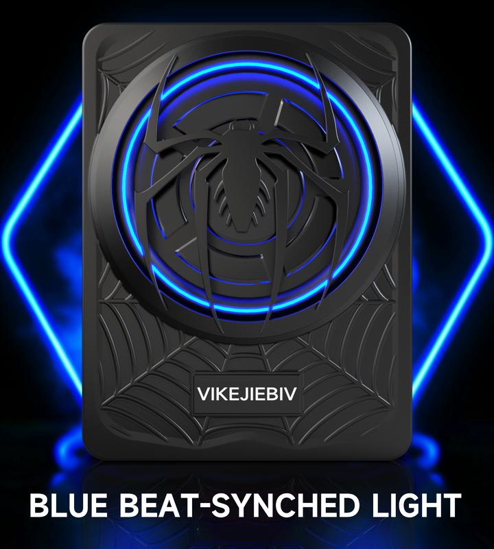 Subwoofer VIKEJIEBIV de 1200 W, paquete de subwoofer y amplificador delgado para debajo del asiento del coche con luz ambiental, control individual para paso bajo/ganancia/refuerzo de graves, sonido estéreo potente, graves profundos, accesorio perfecto pa