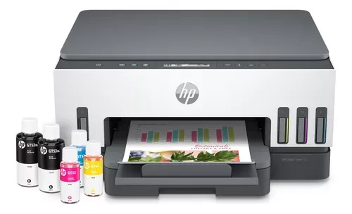 Multifuncional Hp Smart Tank 720 Tinta Continua Color