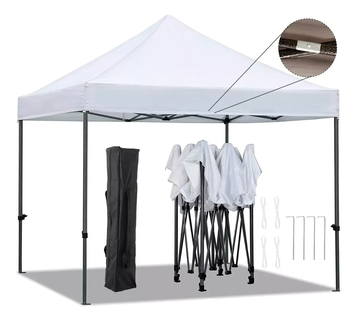 Carpa Toldo Plegable 3x3 Impermeable Reforzado Uso Rudo