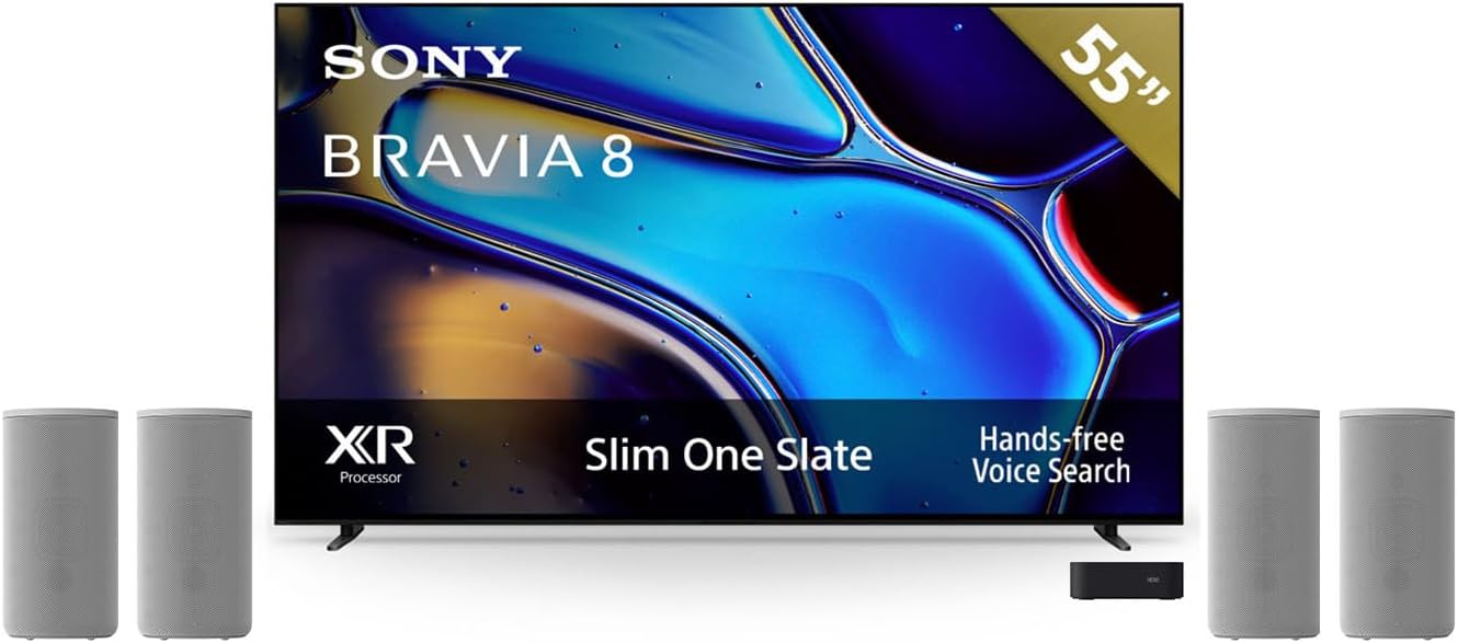 Sony BRAVIA 8 Pantalla 77” OLED con Procesador XR 4K Ultra HD Google