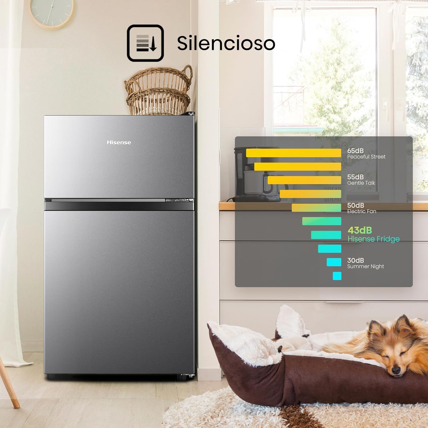 Hisense Frigobar 3.3 Pies mod. RT31D6AGX1