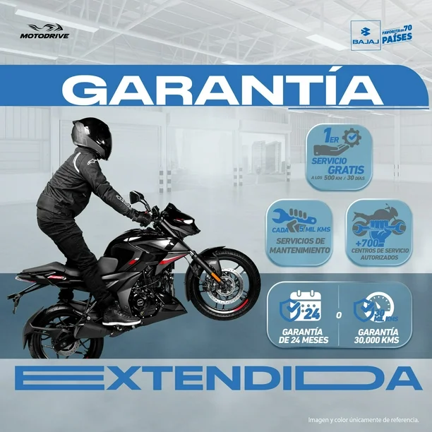 MOTOCICLETA BAJAJ DEPORTIVA PULSAR N250 FI+ABS UG NEGRO 2025.