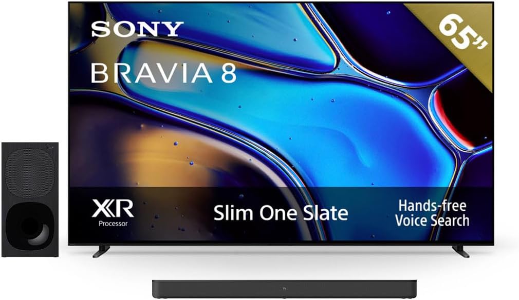Sony BRAVIA 8 Pantalla 77” OLED con Procesador XR 4K Ultra HD Google