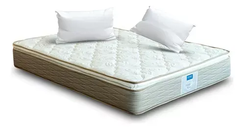 Colchón individual Restonic Terra Mooncare más 2 almohadas Restonic colchón firmeza media