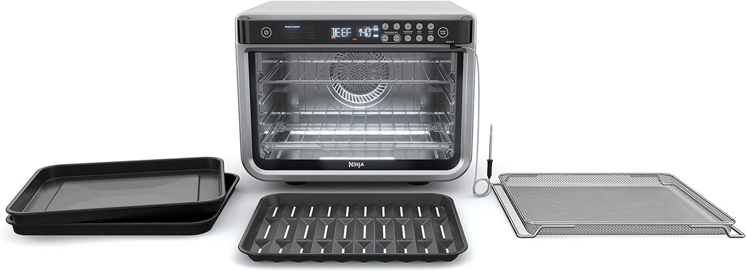 Ninja - Horno eléctrico con Air Fryer XL Pro 10 en 1, Foodi | DT251—Toalla de limpieza de doble espesor