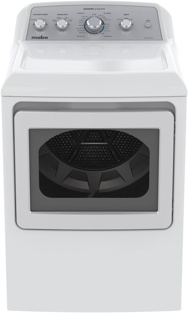 Mabe SMG47N8MSBAB0 Secadora Gas 7.2 Cuft, color Blanco