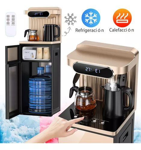 Dispensador eléctrico de agua fría y caliente botella de agua oculta-----Llave hexagonal en forma de copo de nieve