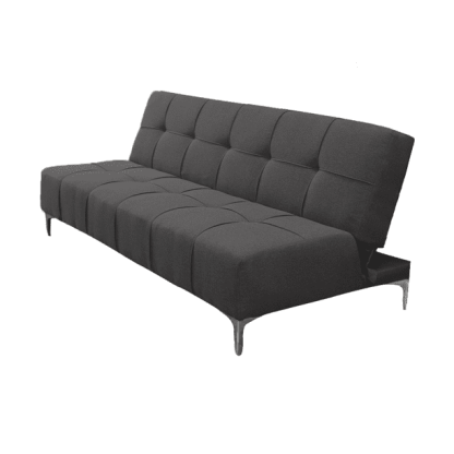 Sofa Cama Reclinable El Bazar Store New York Gris Oxford , Futon 3 posiciones, Sala