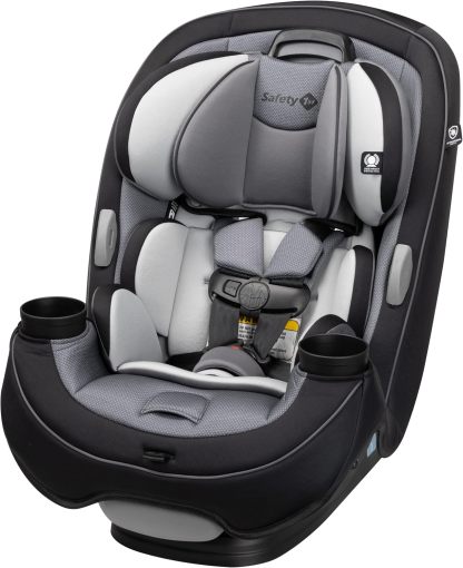 Safety 1st Grow and Go - Asiento de coche convertible todo en uno, orientado hacia atrás, 5-40 libras, orientado hacia adelante (30-65 libras), asiento elevador de respaldo alto 40-100 libras, color