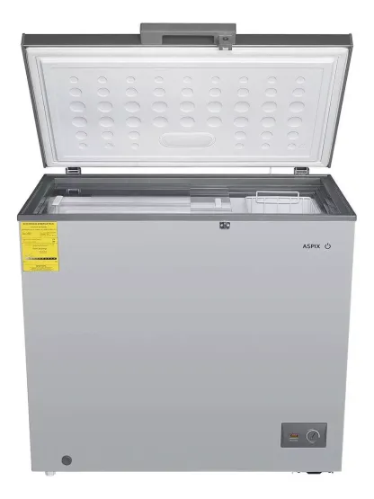 Congelador Aspix 7 Pies Gris Color Plateado(plata)