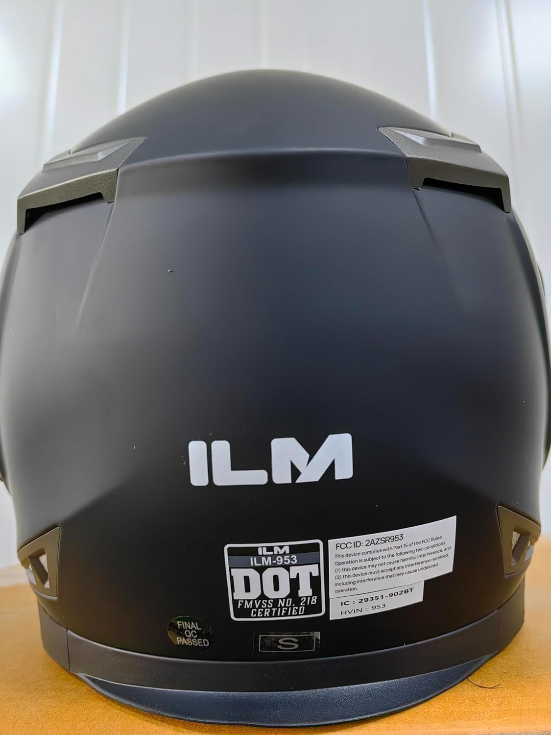 ILM - Casco de Motocicleta Modular Integrado con Bluetooth, con protección Solar para Mp3, Modelo 953/953 Pro