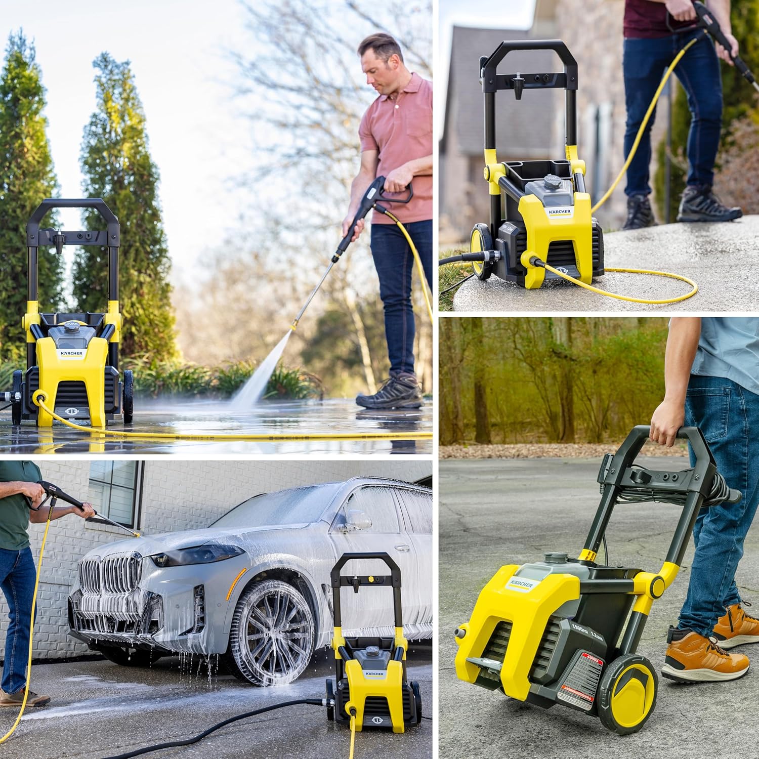 Karcher - Máquina limpiadora eléctrica a presión, K1700, Amarillo