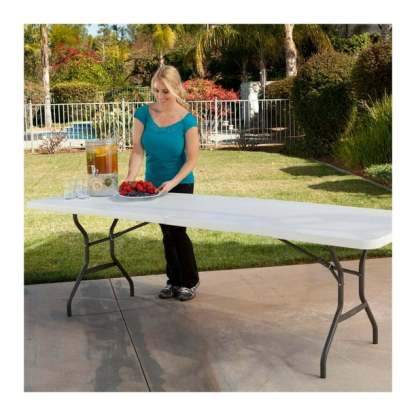 Mesa Plegable Lifetime Portafolio de 2.44 m