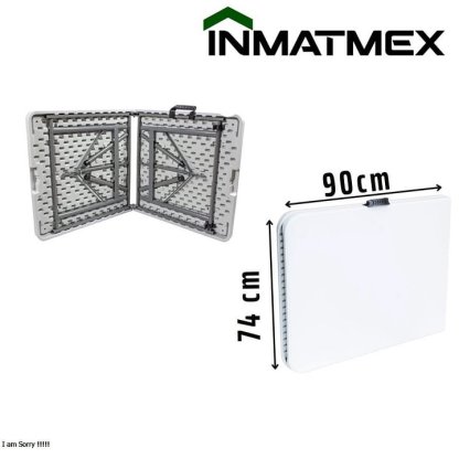 Mesa Plegable Blanca INMATMEX Mesa portafolio