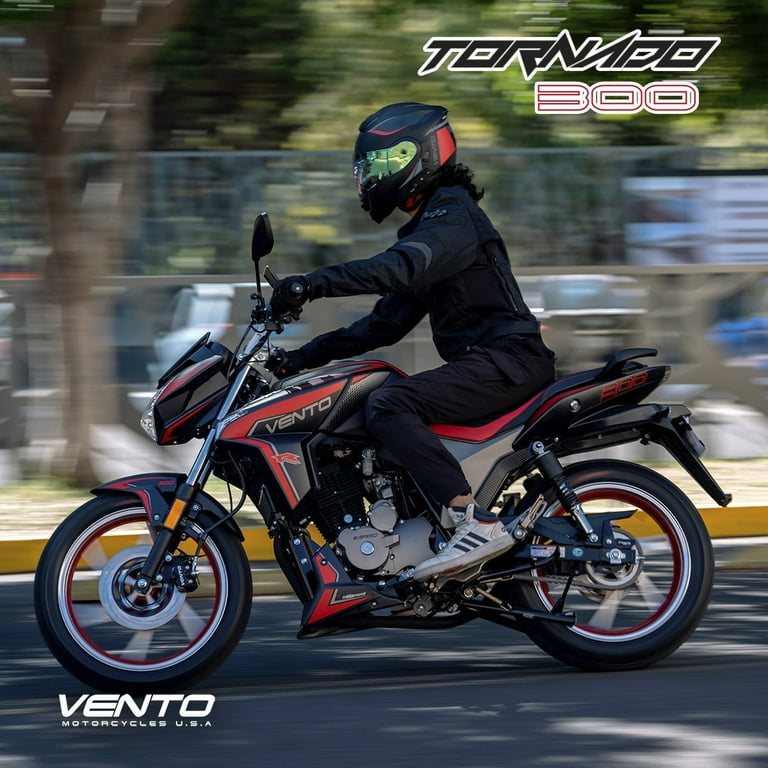Motocicleta Urbana Vento Tornado 300 Negro 2025