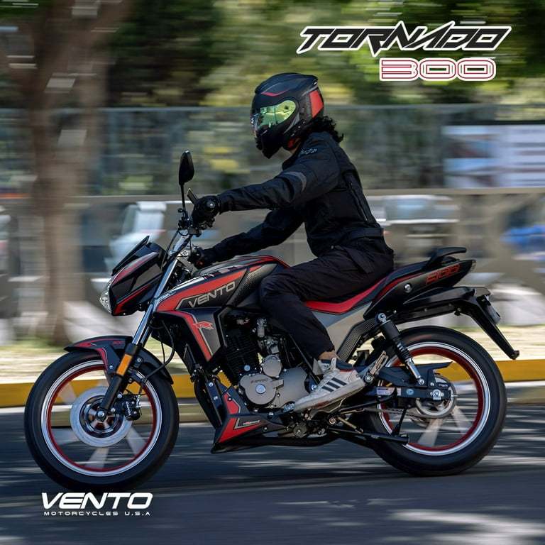 Motocicleta Urbana Vento Tornado 300 Negro 2025