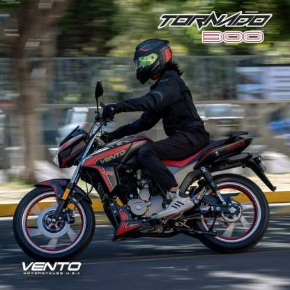 Motocicleta Urbana Vento Tornado 300 Negro 2025