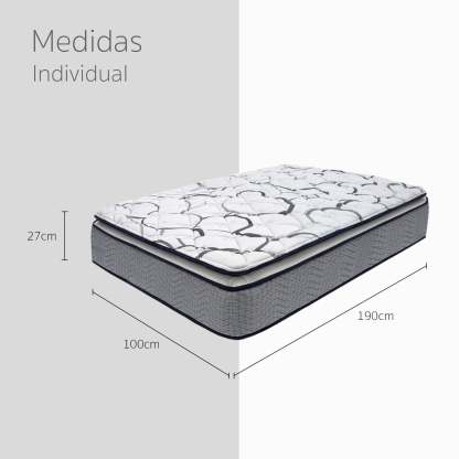 Colchon Individual  Restonic Ortopédico Mooncare 2 Piezas Restonic