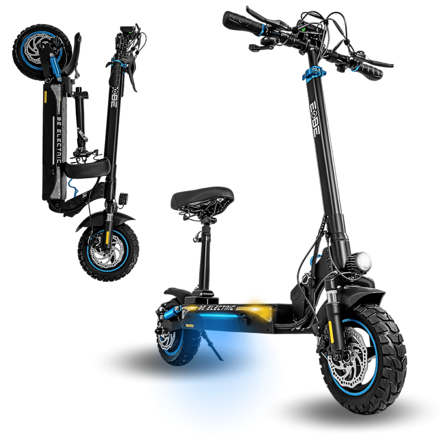 Scooter Electrico Plegable E-be Bx45 Monopatin 45km 1000w