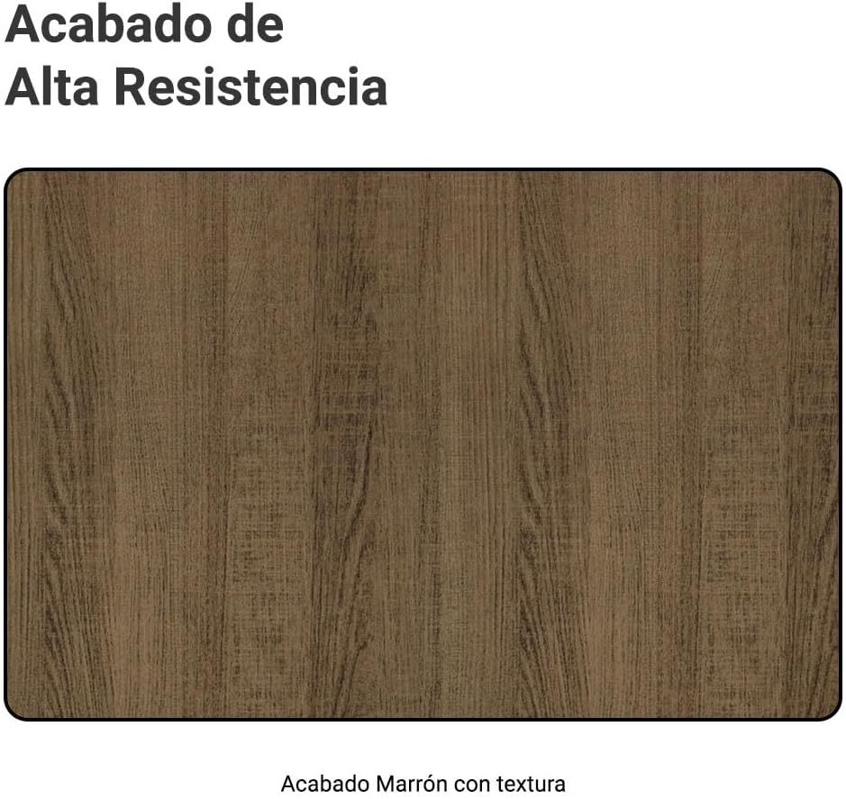 Madesa Ropero Closet con 2 Puertas Denver - Marrón
