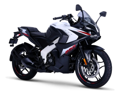 Motocicleta Bajaj Pulsar Rs 200 Blanca
