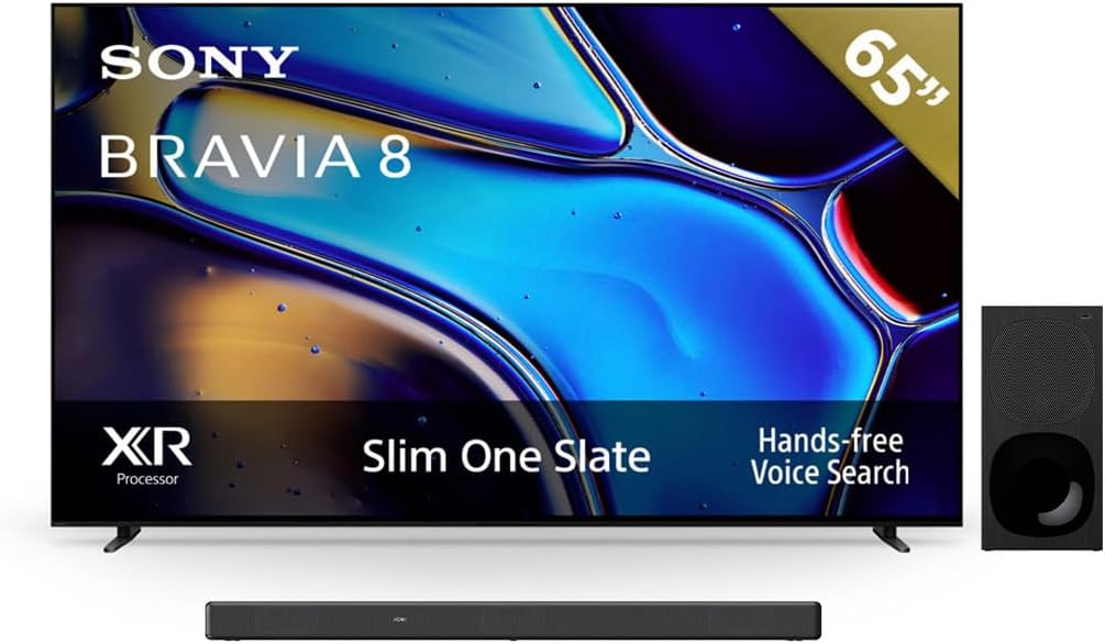 Sony BRAVIA 8 Pantalla 77” OLED con Procesador XR 4K Ultra HD Google