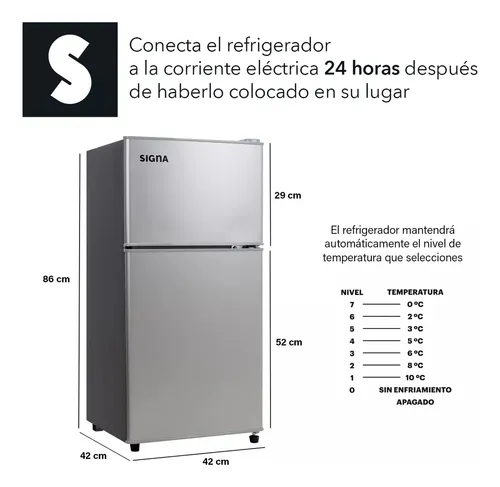 Refrigerador Frigobar Congelador 2 Puertas Detalle Estetico