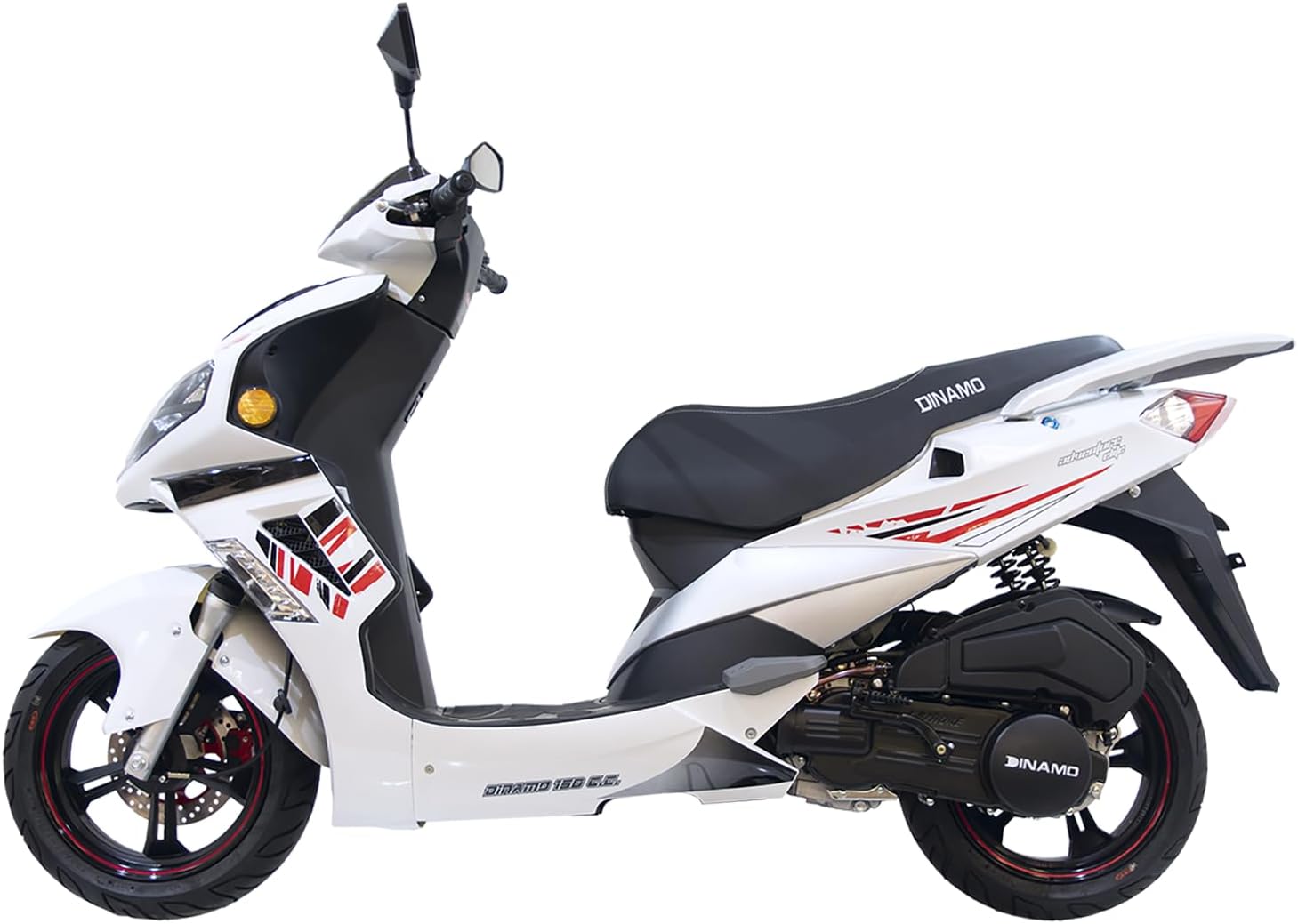 DINAMO Motocicleta Scooter Adventure Elite 150 2024 Blanca