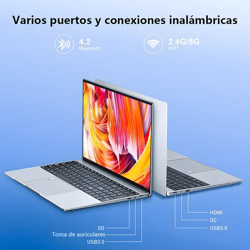 Laptop Mujer Barata 15.6 N5095 16gb Ram 1024gb Ssd Rosa