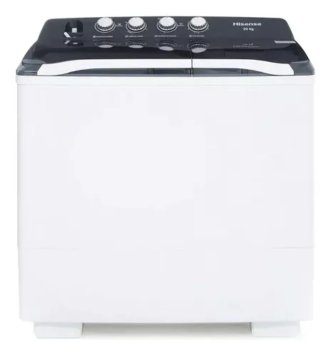 Lavadora Semiautomática Doble Tina 20kg Hisense Wsa2001p