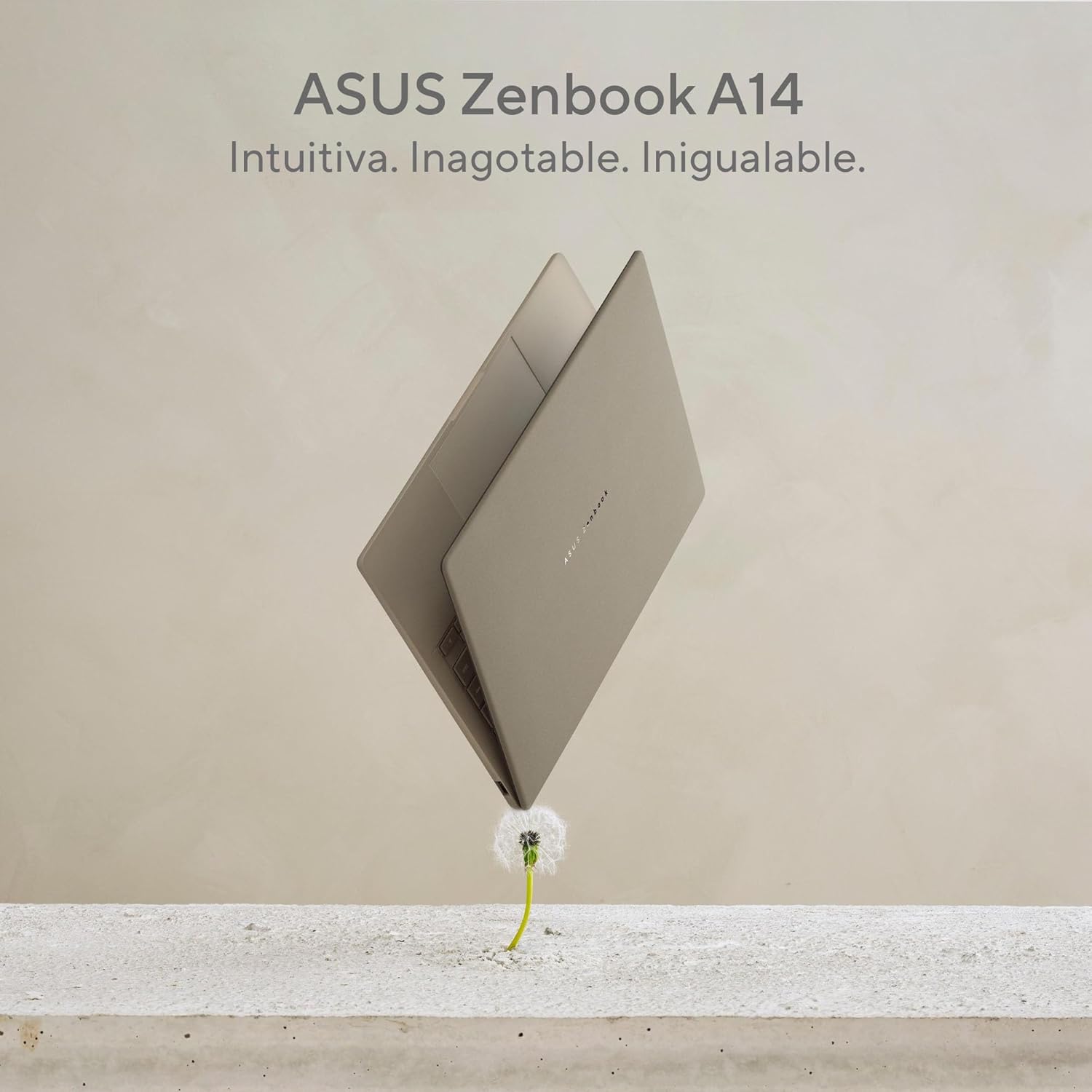 ASUS Laptop Zenbook A14/14 OLED/Snapdragon X X1 26 100/NPU hasta 45 TOPS/16GB RAM/512GB SSD/Cámara FHD con IR/Teclado Retroiluminado en Español/Funda(Garantía y Servicio en México)