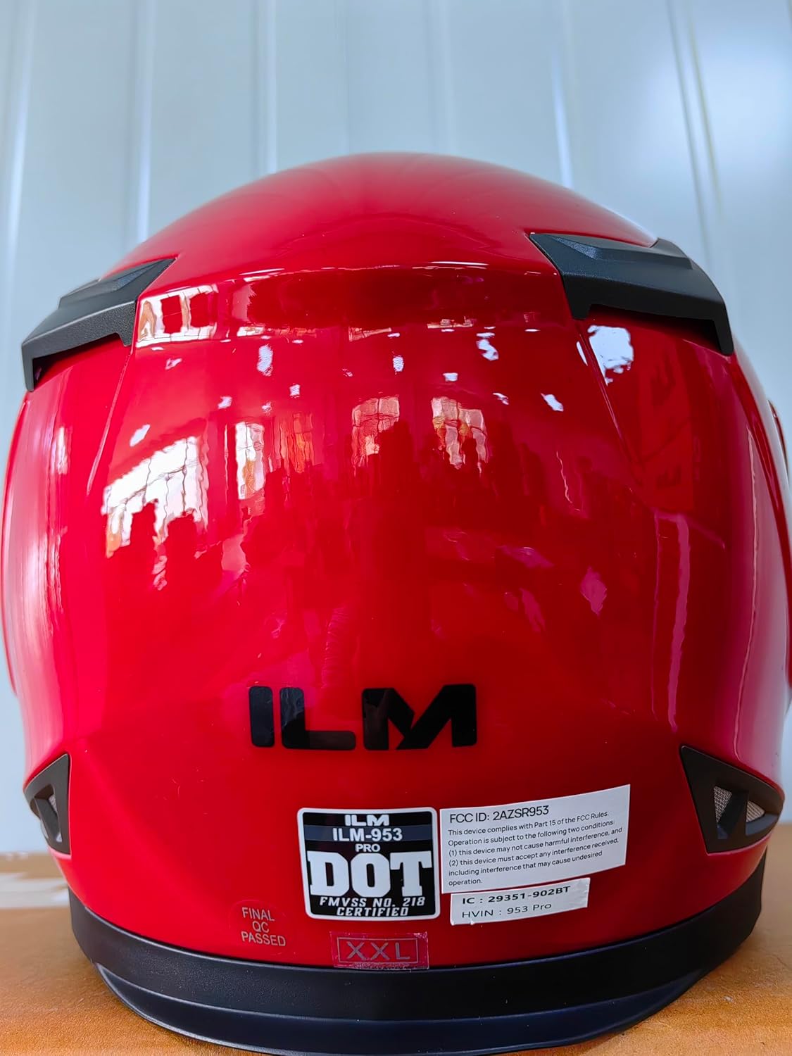 ILM - Casco de Motocicleta Modular Integrado con Bluetooth, con protección Solar para Mp3, Modelo 953/953 Pro
