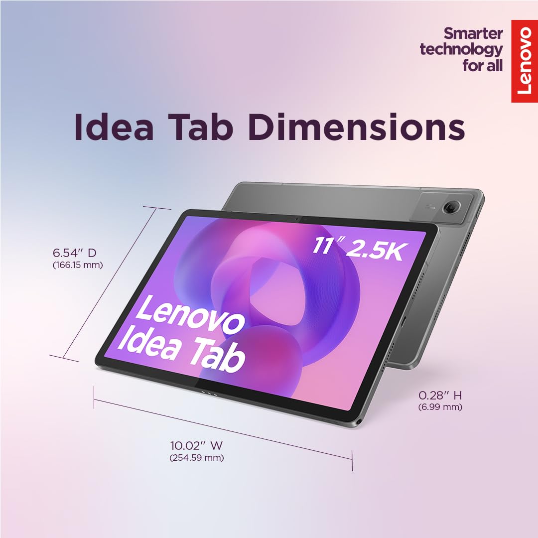 Lenovo Idea Tab 11" 2.5K 8GB RAM 128GB con Teclado y Tab Pen (Modelo 2025)