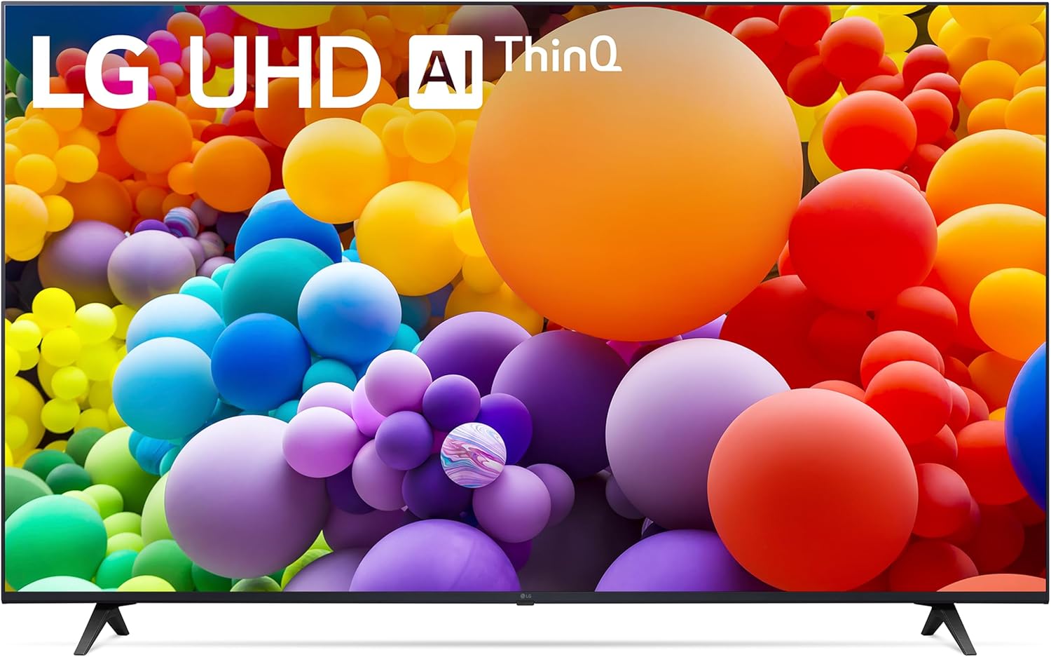 LG Serie UT75 LED Smart TV 4K Procesador de 55 pulgadas con visualización plana AI-Powered con Alexa incorporado (55UT7570PUB, 2024)