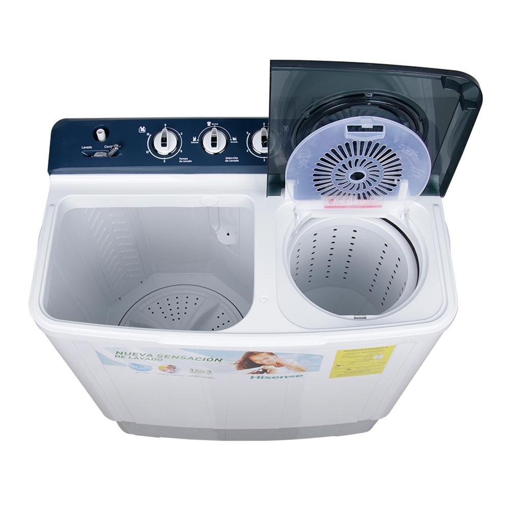 Lavadora Hisense Doble Tina Blanco 11 Kg