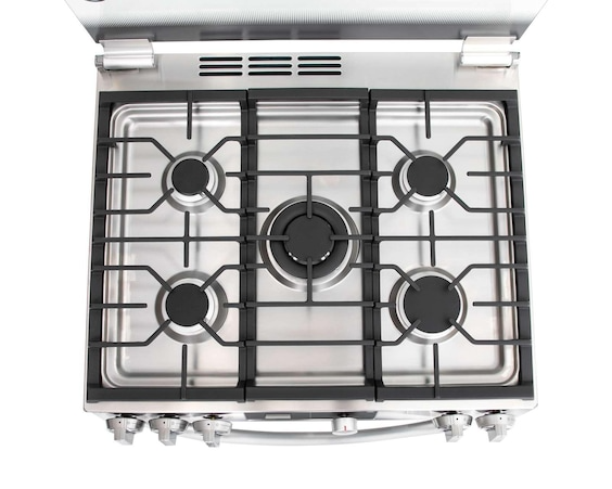 Estufa LG de Piso 30" con 5 Quemadores de Gas LRGL5841S