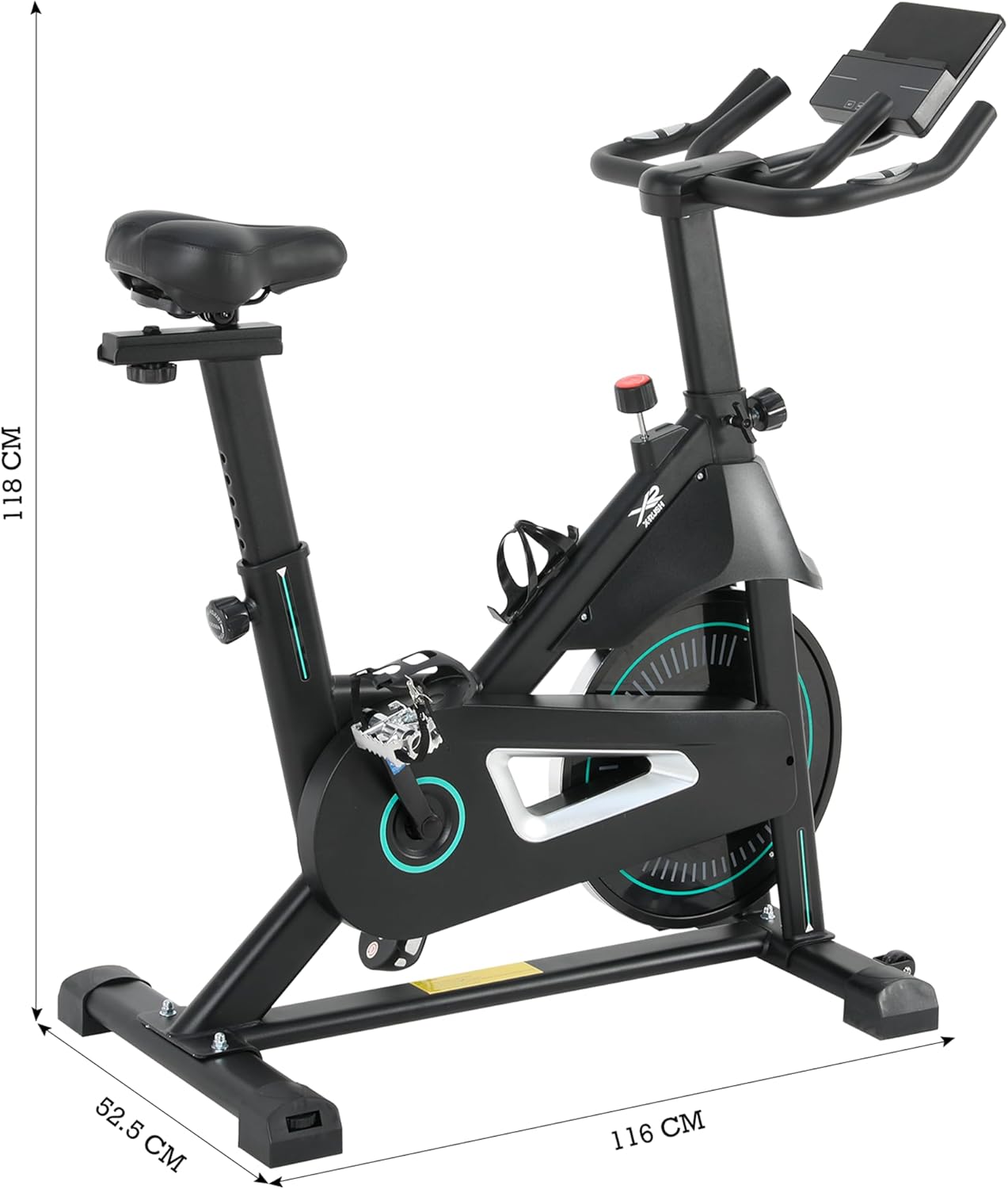 Bicicleta Spinning Kronos: Entrenamiento Intensivo con Tecnología Avanzada, Ajustes Personalizados y Monitoreo Completo para una Experiencia de Fitness Inigualable